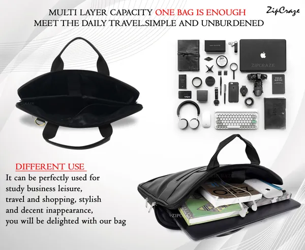 Black_Synthetic_Leather_Solid_Zipper_Messenger_Bag_For_Men_And_Women