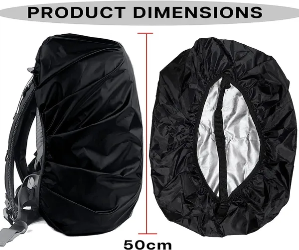 Black_Polyester_Elastic_Buckle_Bag_Cover_For_Unisex