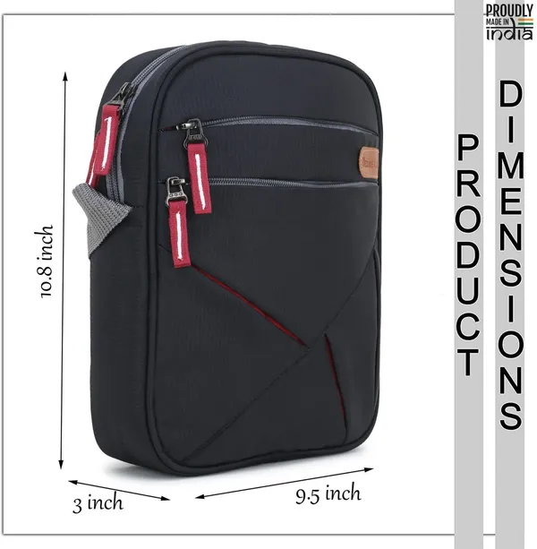 Black_Polyester_Washed_Zipper_Sling_Bag_For_Men
