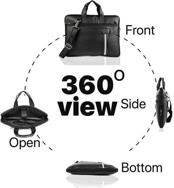 Black_Synthetic_Leather_Solid_Zipper_Messenger_Bag_For_Men