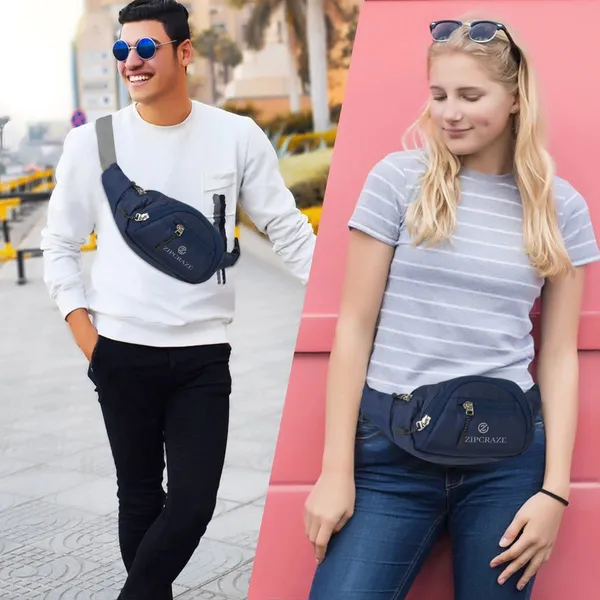 Blue_Polyester_Solid_Zip_Waist_Bag_For_Men_&_Women