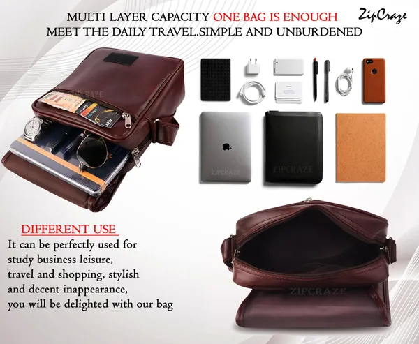 Brown_Synthetic_Leather_Solid_Sling_Bag_For_Men
