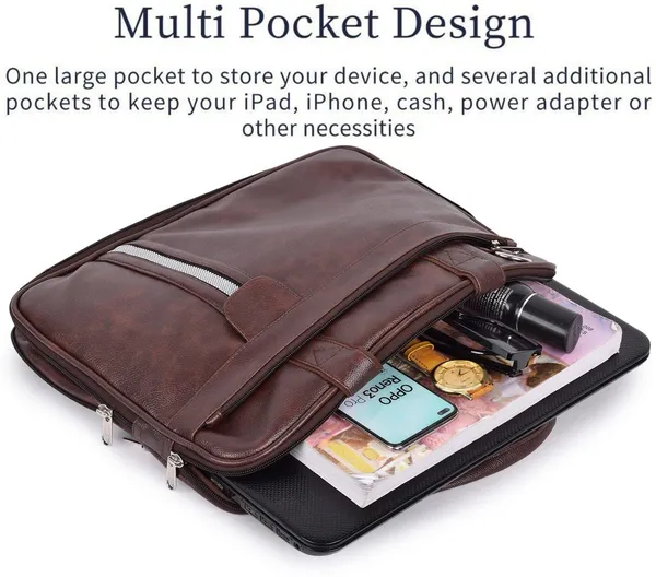 Brown_Synthetic_Leather_Solid_Zipper_Messenger_Bag_For_Men