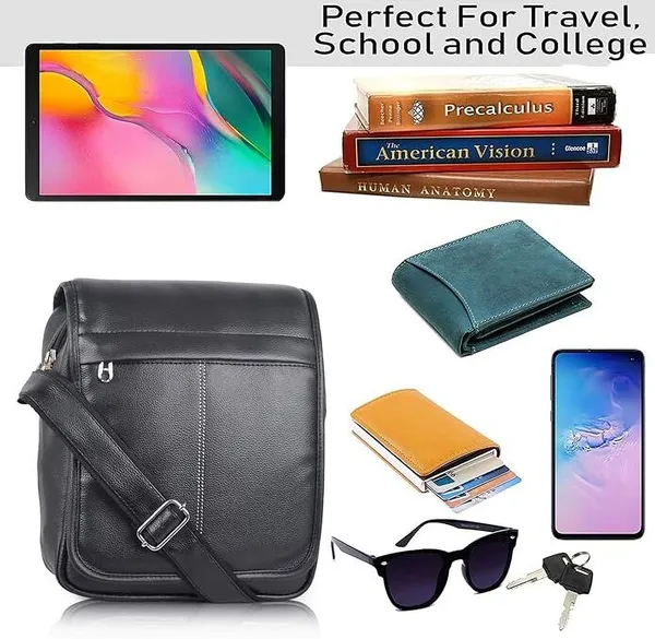 Black_Genuine_Leather_Solid_Magnetic_Button_Sling_Bag_For_Men