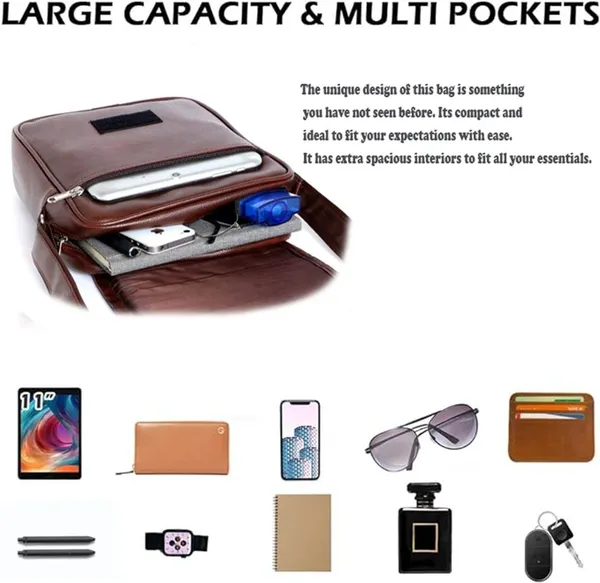 Brown_Genuine_Leather_Solid_Magnetic_Button_Sling_Bag_For_Men