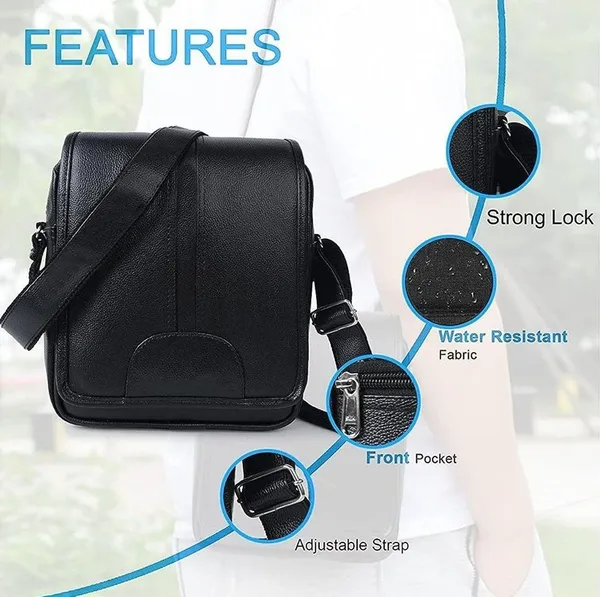 Black_Leatherette_Solid_Zipper_Sling_Bag_For_Men