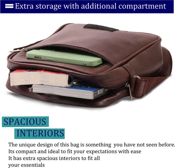Brown_Leatherette_Solid_Zipper_Sling_Bag_For_Men