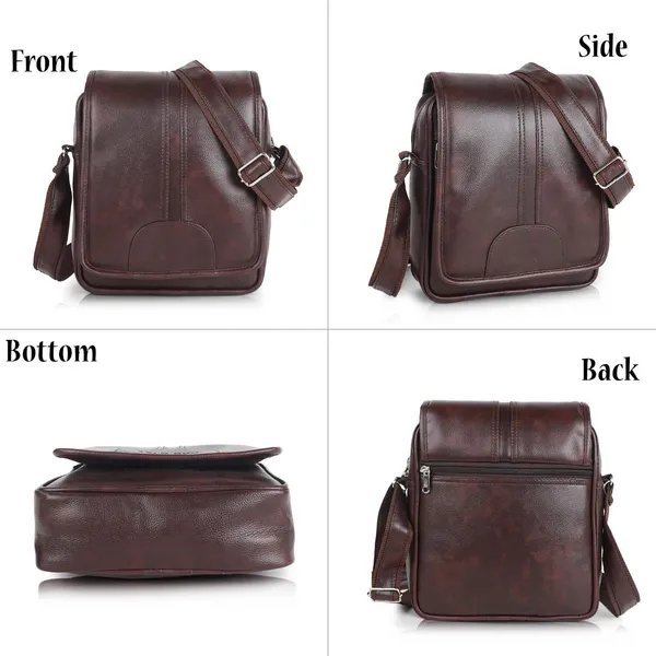 Brown_Leatherette_Solid_Zipper_Sling_Bag_For_Men