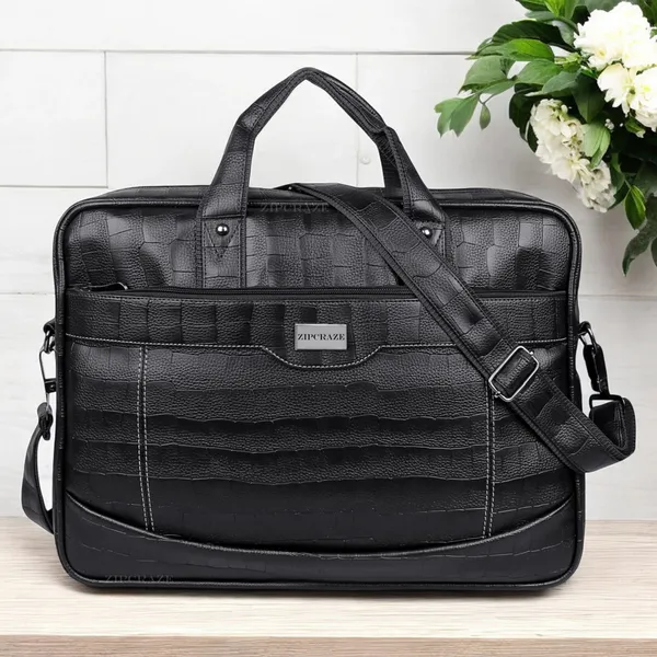 ZipCraze_Men_&_Women_Black_Messenger_Bag