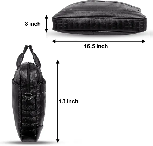 ZipCraze_Men_&_Women_Black_Messenger_Bag