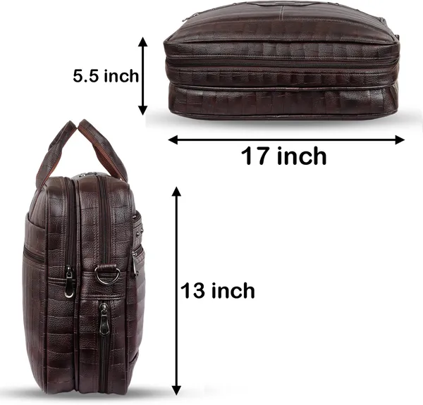 Brown_Synthetic_Leather_Solid_Zipper_Messenger_Bag_For_Unisex