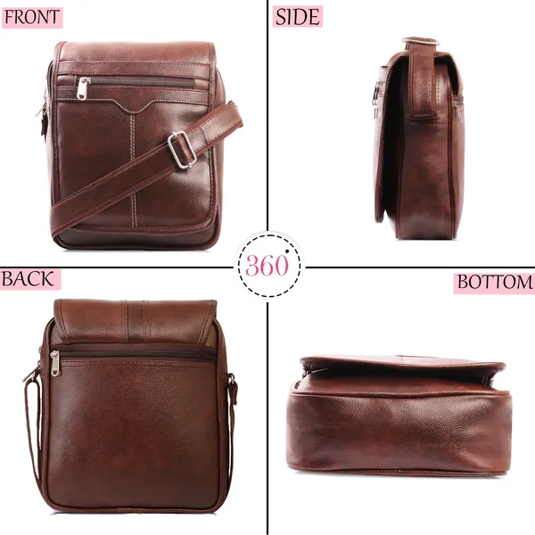 Brown_Synthetic_Leather_Solid_Zipper_Sling_Bag_For_Women