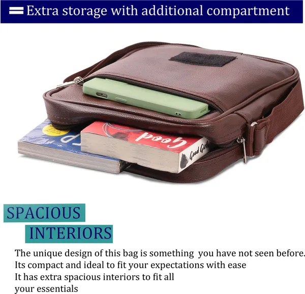 Brown_Synthetic_Leather_Solid_Zipper_Sling_Bag_For_Men