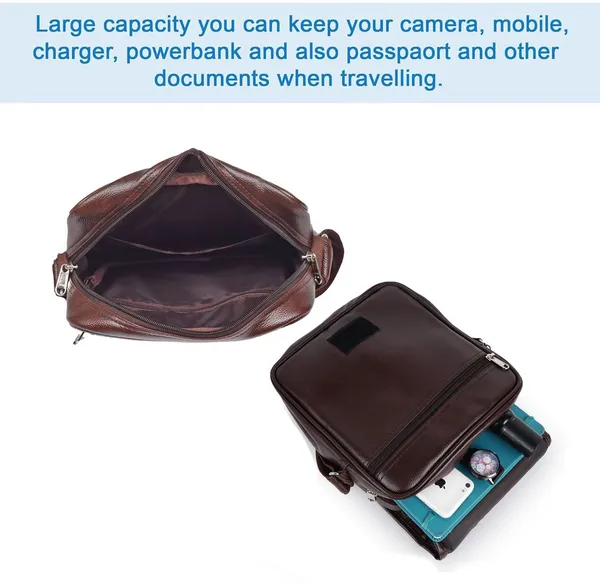 Brown_Leatherette_Solid_Zipper_Flap_Sling_Bag_For_Men