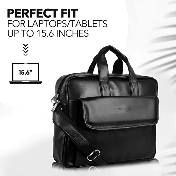 ZipCraze_Men_Black_Messenger_Bag