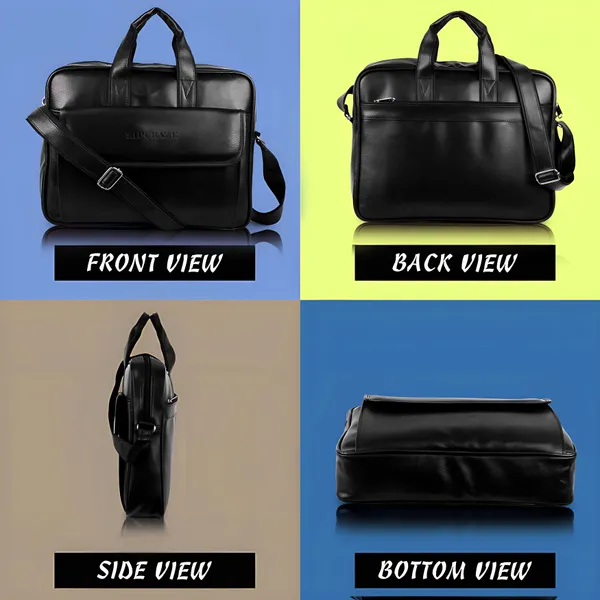 ZipCraze_Men_Black_Messenger_Bag
