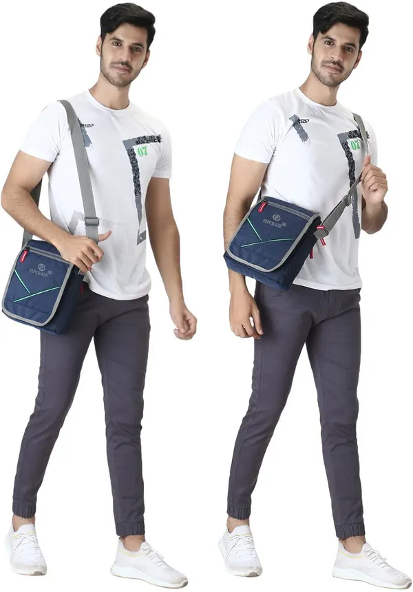 Blue_And_Red_Polyester_Solid_Zipper_Sling_Bag_For_Men_And_Women