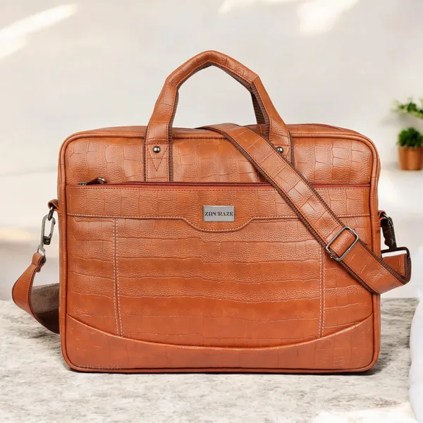 ZipCraze_Men_&_Women_Tan_Messenger_Bag