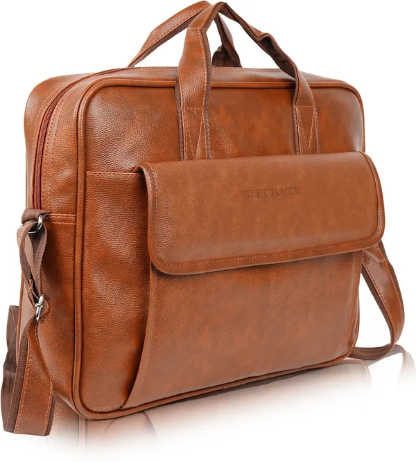 ZipCraze_Men_Tan_Messenger_Bag