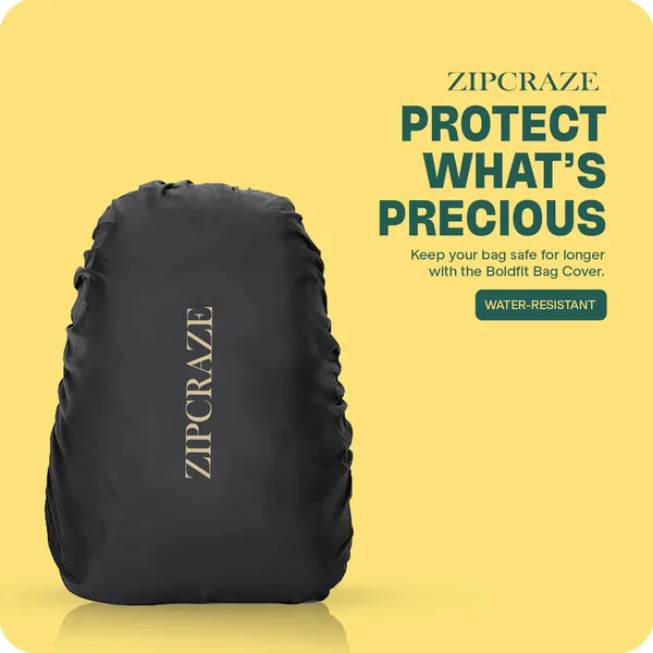Black_Polyester_Elastic_Buckle_Bag_Cover_For_Unisex