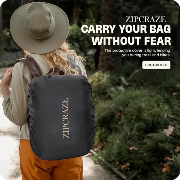 Black_Polyester_Elastic_Buckle_Bag_Cover_For_Unisex