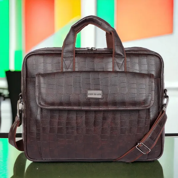 ZipCraze_Men_&_Women_Brown_Messenger_Bag