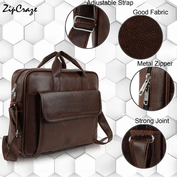 ZipCraze_Men_Brown_Messenger_Bag