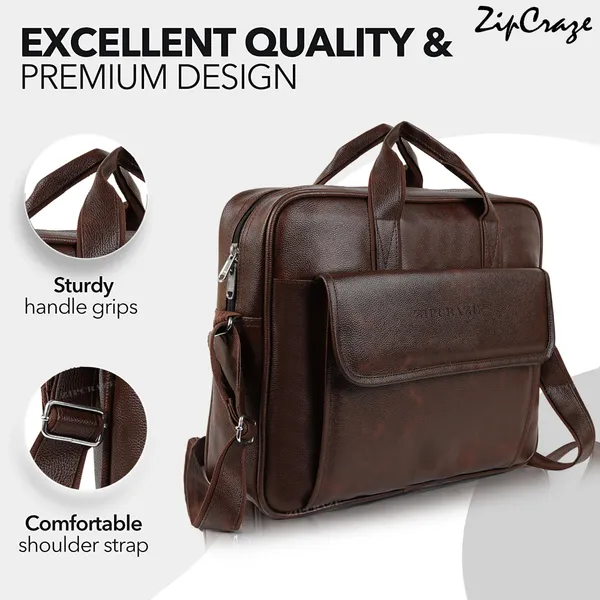 ZipCraze_Men_Brown_Messenger_Bag