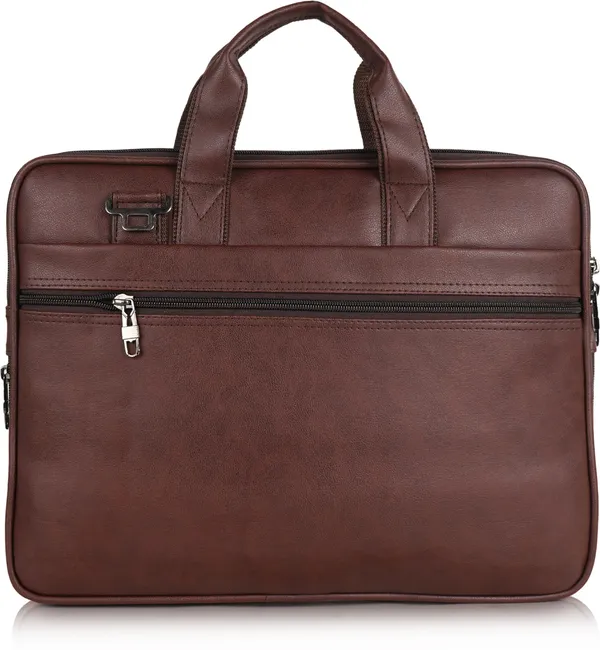 Brown_Synthetic_Leather_Solid_Zipper_Messenger_Bag_For_Men