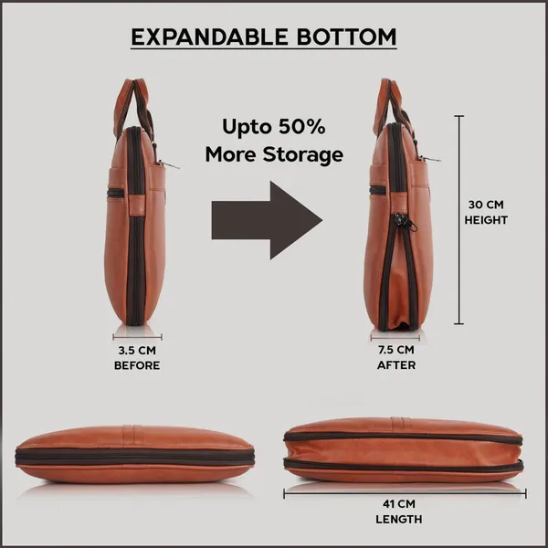Tan_Synthetic_Leather_Messenger_Bag_For_Men