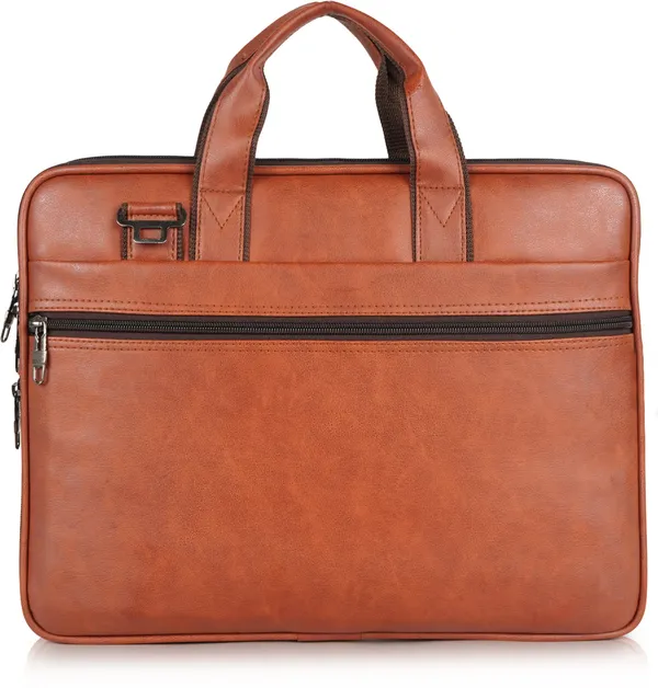 Tan_Synthetic_Leather_Messenger_Bag_For_Men