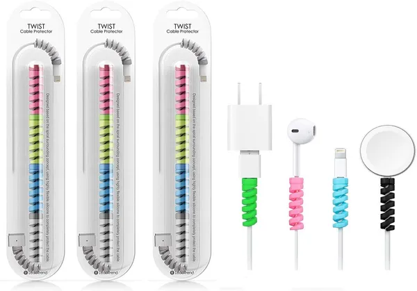 Multicolor_Dsns_12_Piece_Silicone_Cable_Protectors_Charger_And_Wire_Saver_Charging_Cords_Spiral_Cable_Protector