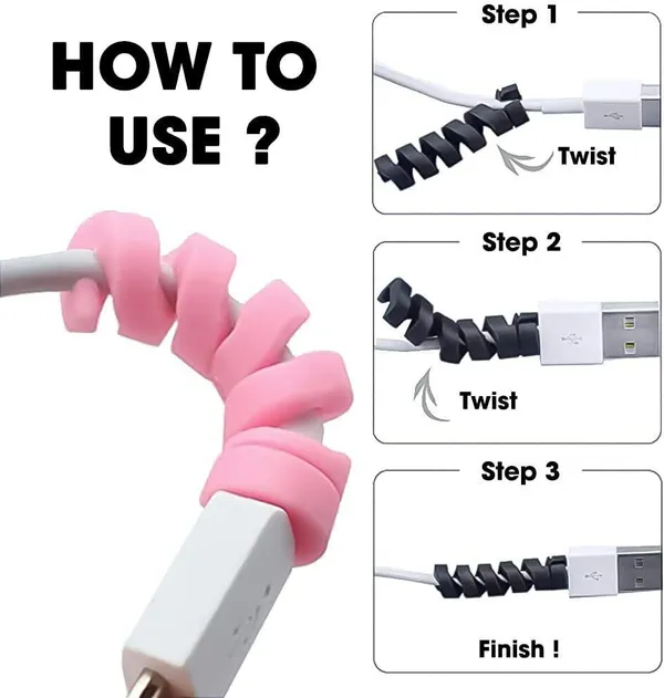 Multicolor_Dsns_25_Piece_Silicone_Cable_Protectors_Charger_And_Wire_Saver_Charging_Cords_Spiral_Cable_Protector