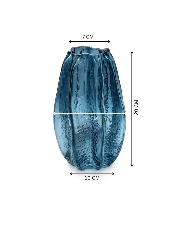 Textured_Blue_Glass_Vase_with_Vertical_Ridges