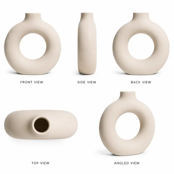 Modern_Donut_Ceramic_Flower_Vase