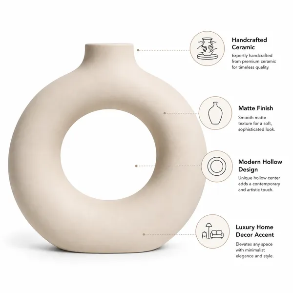 Modern_Donut_Ceramic_Flower_Vase