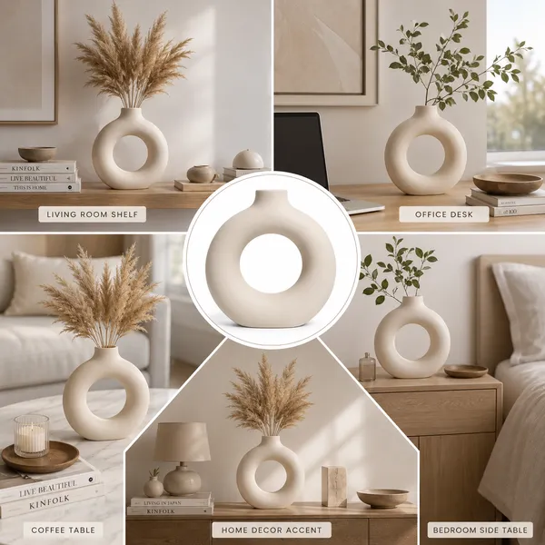 Modern_Donut_Ceramic_Flower_Vase