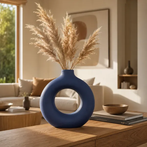 Modern_Donut_Ceramic_Flower_Vase