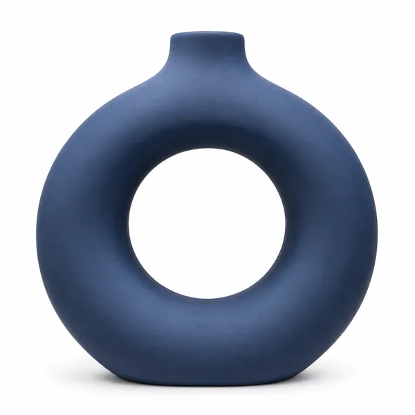 Modern_Donut_Ceramic_Flower_Vase