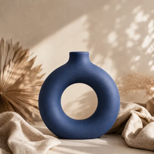 Modern_Donut_Ceramic_Flower_Vase