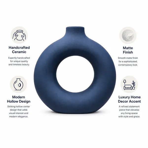Modern_Donut_Ceramic_Flower_Vase