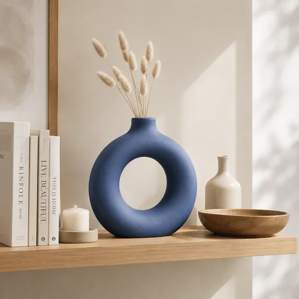 Modern_Donut_Ceramic_Flower_Vase