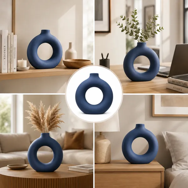 Modern_Donut_Ceramic_Flower_Vase