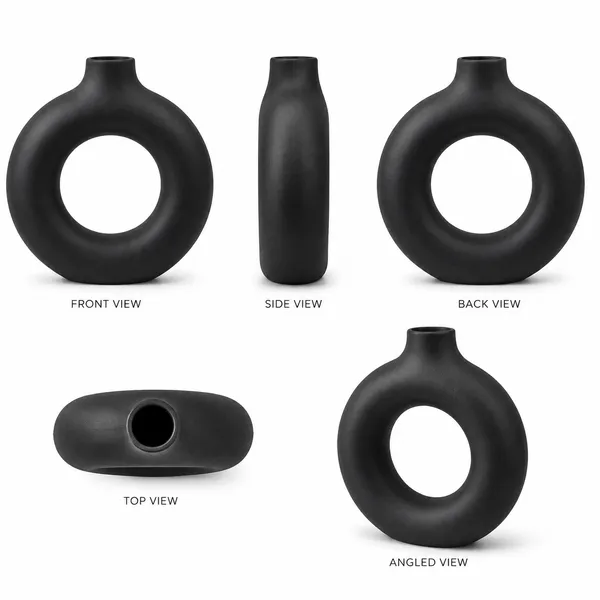 Modern_Donut_Ceramic_Flower_Vase
