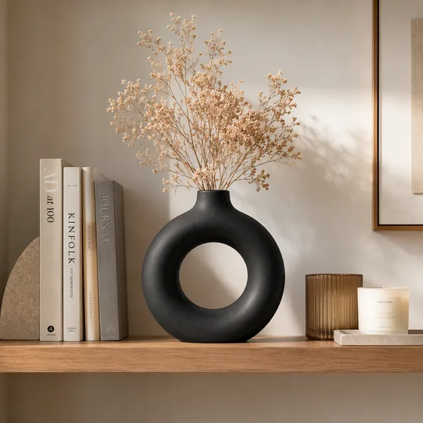 Modern_Donut_Ceramic_Flower_Vase