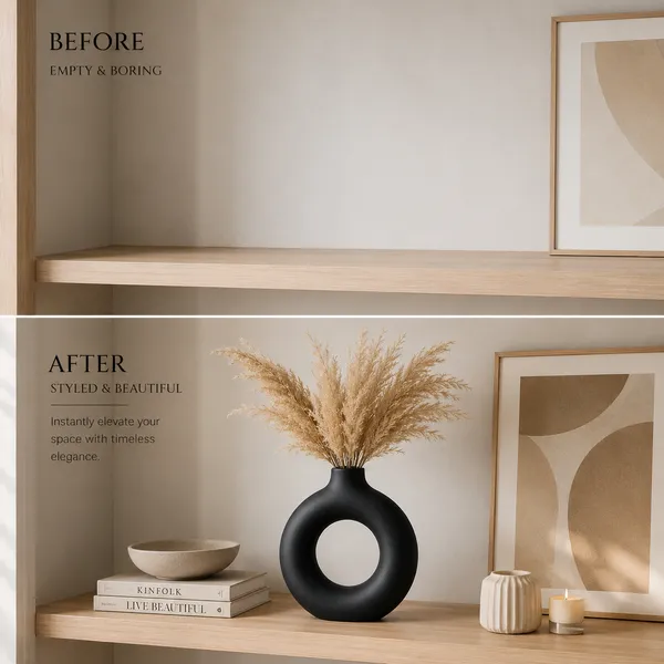 Modern_Donut_Ceramic_Flower_Vase
