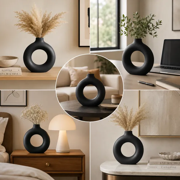Modern_Donut_Ceramic_Flower_Vase