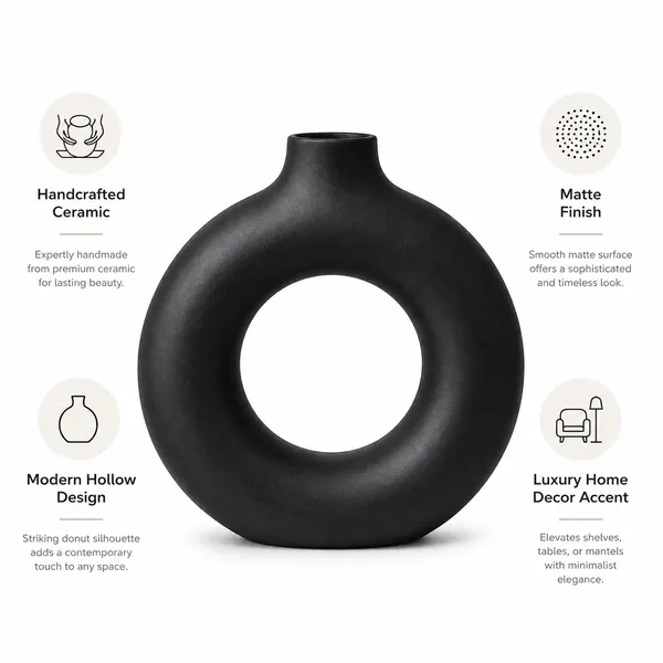 Modern_Donut_Ceramic_Flower_Vase