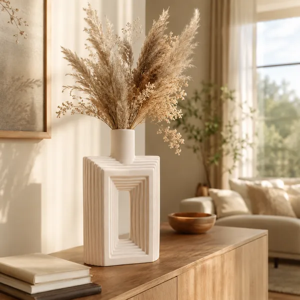 Ribbed_Hollow_Ceramic_Flower_Vase