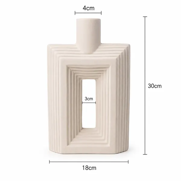 Ribbed_Hollow_Ceramic_Flower_Vase